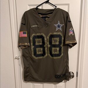 Reebok Olive Green NFL Jersey with Camo Details